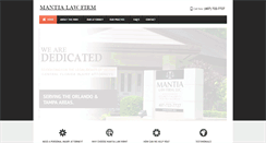 Desktop Screenshot of mantialaw.com